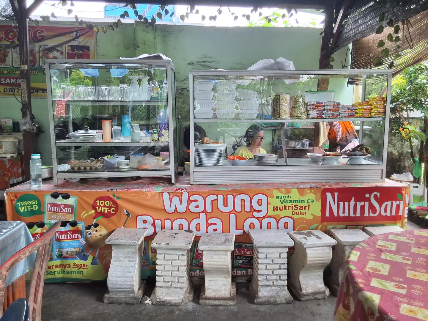 Warung Bunda Long, foto 1 dalam rute Trail 2 Lanskap Kampung Melayu