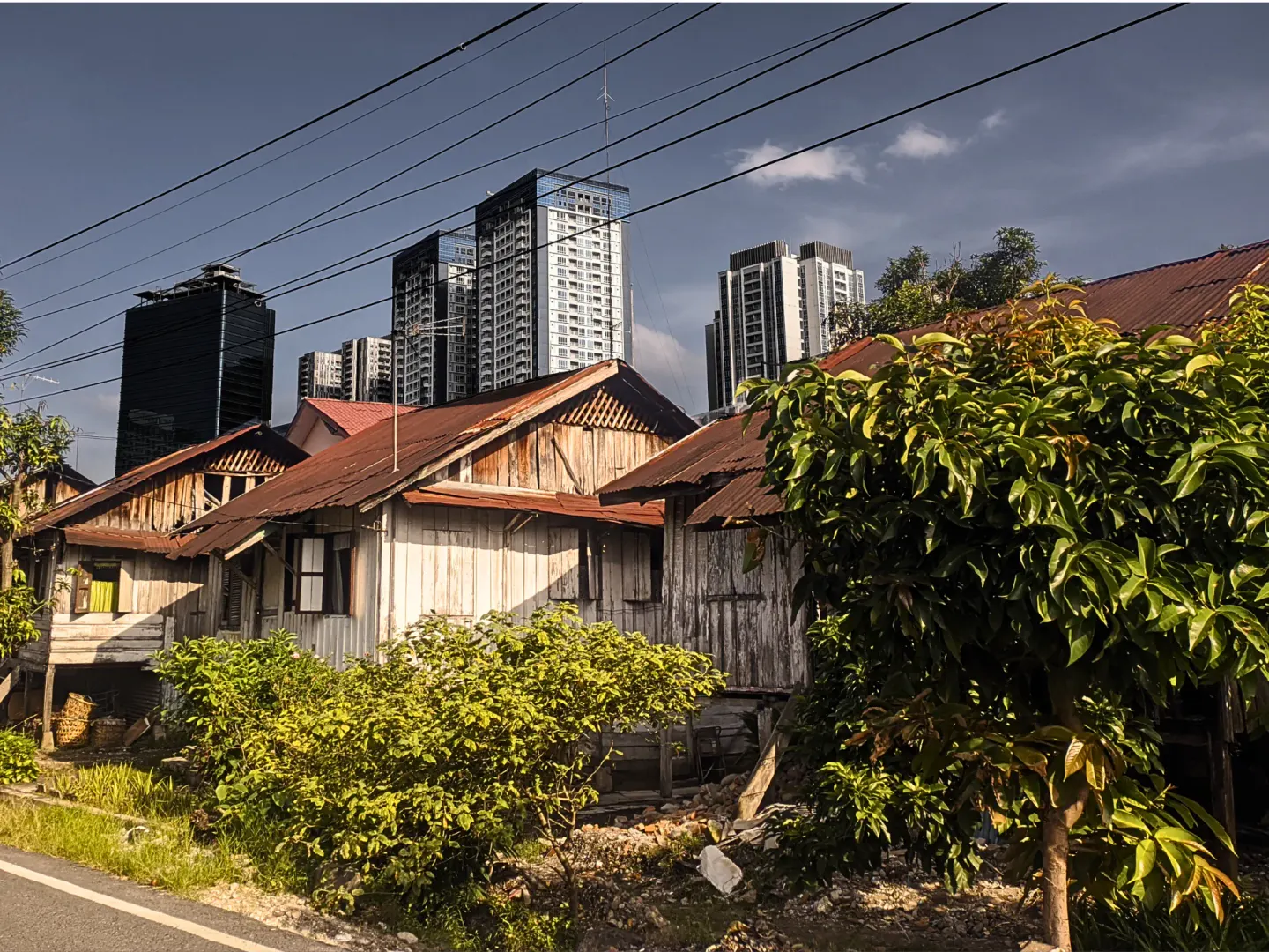 Rumah tradisional di kawasan Silalas, Medan